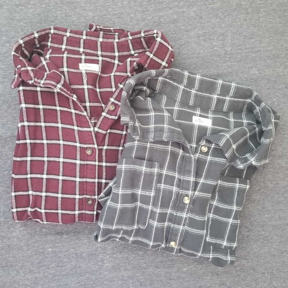 BOGO✨ Hollister Plaid Shirts Bundle